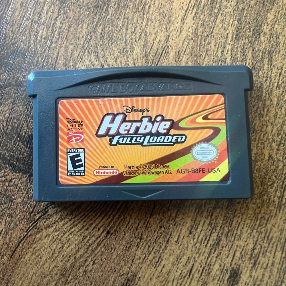 Herbie Fully Loaded Nintendo Game Boy Advance Game Tested - Cartridge Only